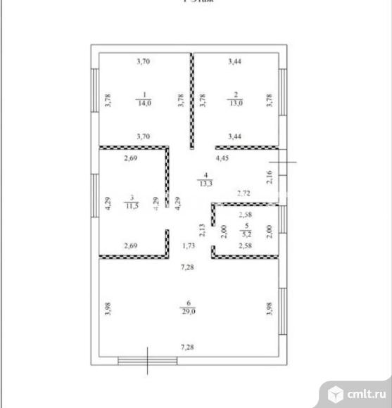 Дом 90 кв.м. Фото 11.