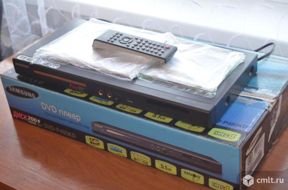 Видеоаудиопроигрыватель DVD плеер Samsung - P480 KD (караоке), новый, в упаковке. Фото 1.