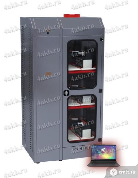 Трехъярусный зарядно-десульфатирующий шкаф для АКБ от производителя. Фото 1.