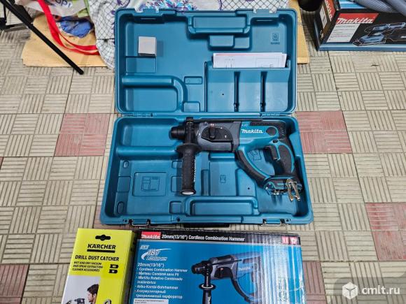 Аккумуляторный перфоратор Makita dhr202z в кейсе. Фото 5.