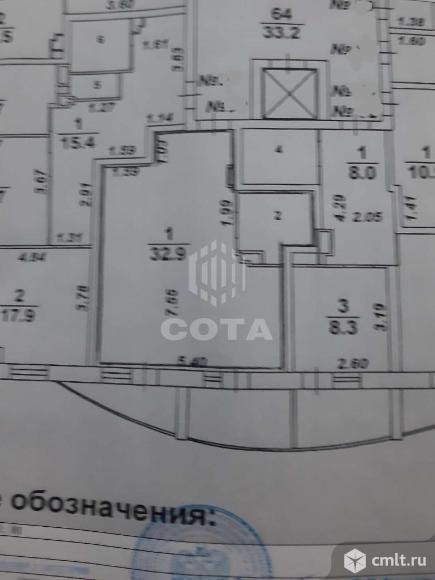 1-комнатная квартира 36,9 кв.м. Фото 10.