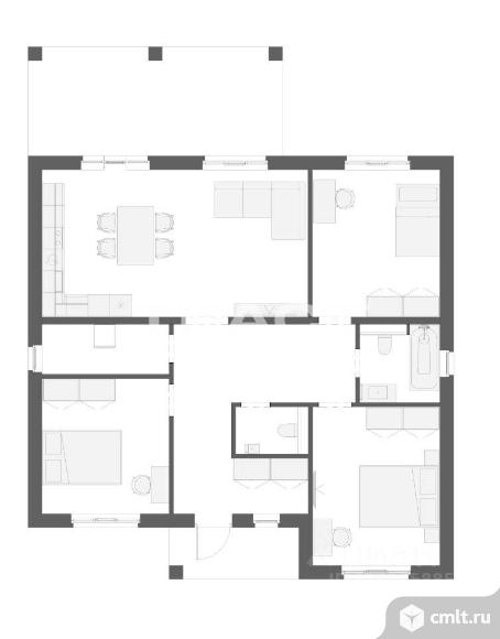 Дом 129 кв.м. Фото 12.