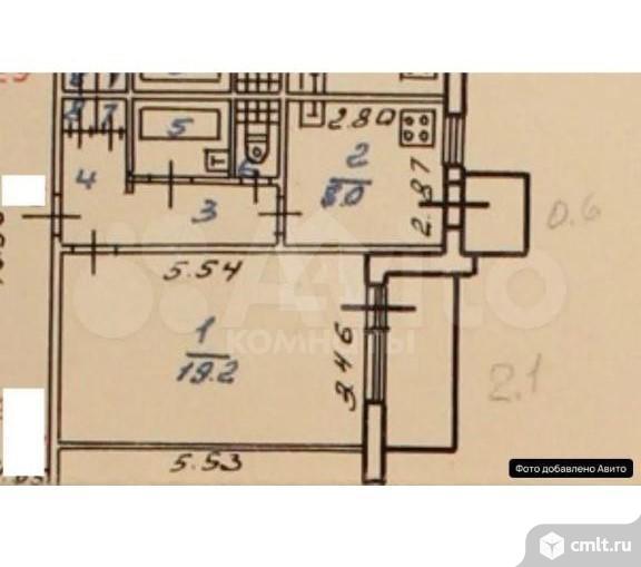 1-комнатная квартира 40,7 кв.м. Фото 16.