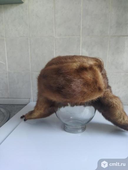 Продам мужскую норковую шапку. Фото 1.