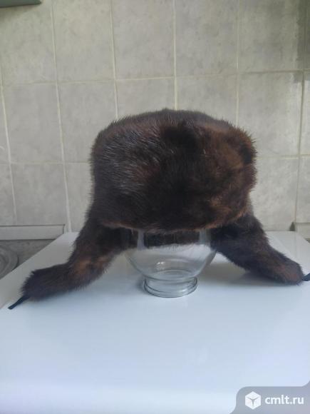 Продам мужскую норковую шапку. Фото 1.