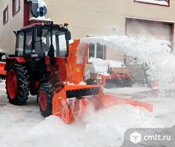 Трактор + снегоочиститель = справляемся со снегом профессионально. Фото 1.