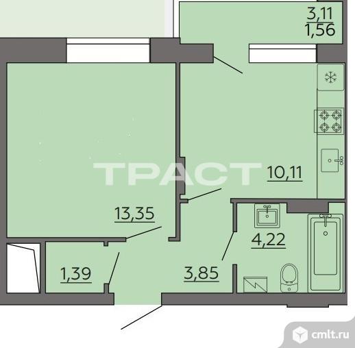 1-комнатная квартира 32,1 кв.м. Фото 19.