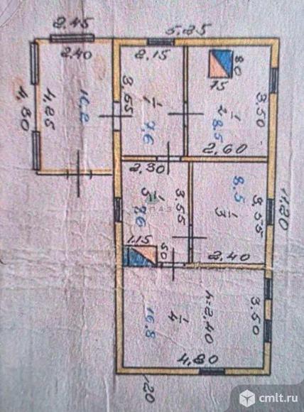 Часть дома 54 кв.м. Фото 12.