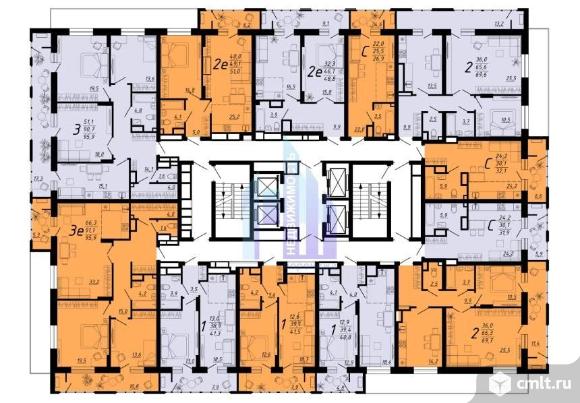 3-комнатная квартира 96,6 кв.м. Фото 12.