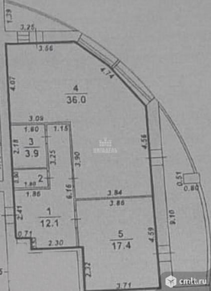 2-комнатная квартира 72 кв.м. Фото 16.