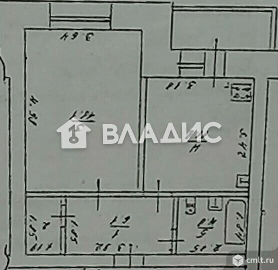 1-комнатная квартира 41,4 кв.м. Фото 10.