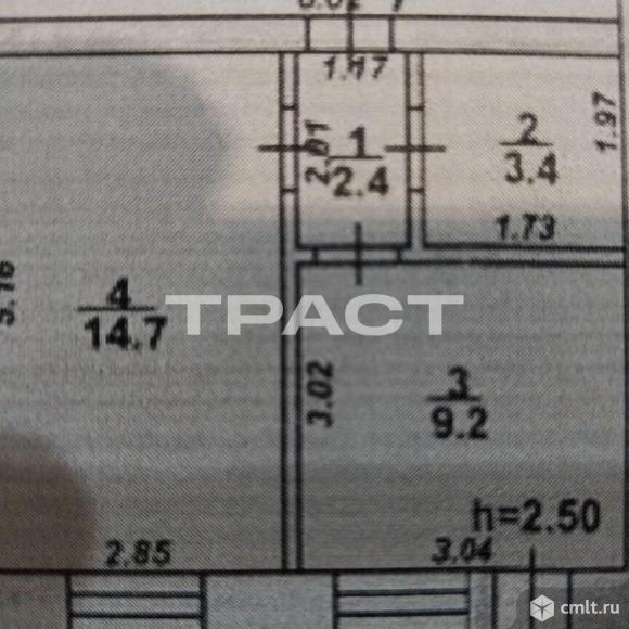 1-комнатная квартира 30 кв.м. Фото 16.