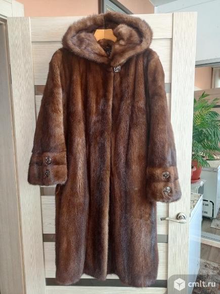 Шуба норковая цельная. Фото 1.