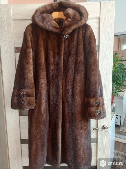 Шуба норковая цельная. Фото 2.