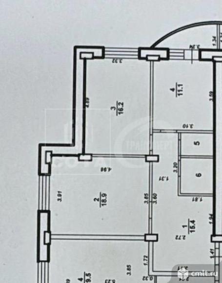 2-комнатная квартира 66,8 кв.м. Фото 13.