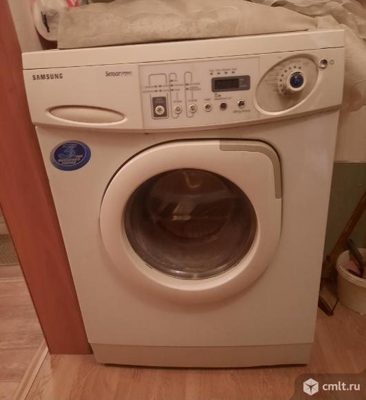 Стиральная машина Samsung, б/у, рабочее состояние, 10 тыс. Фото 1.