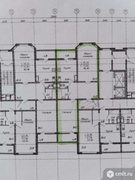 2-комнатная квартира 75,4 кв.м. Фото 14.
