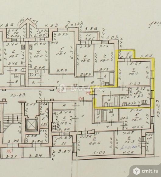 1-комнатная квартира 46,7 кв.м. Фото 16.