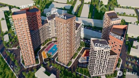 1-комнатная квартира 53,09 кв.м. Фото 8.