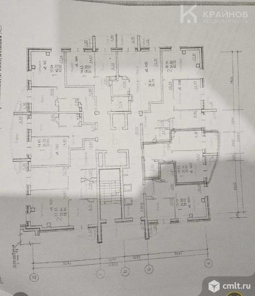 1-комнатная квартира 39,17 кв.м. Фото 8.