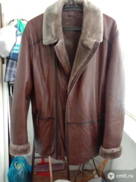Куртка зимняя мужская мех натуральный. Фото 1.