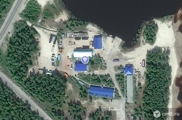 Производственная база в пгт. Уренгой, левый берег реки Пур. Фото 1.