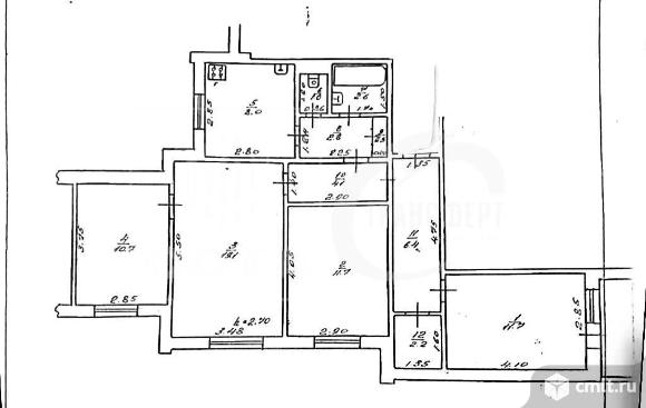 4-комнатная квартира 81,3 кв.м. Фото 13.