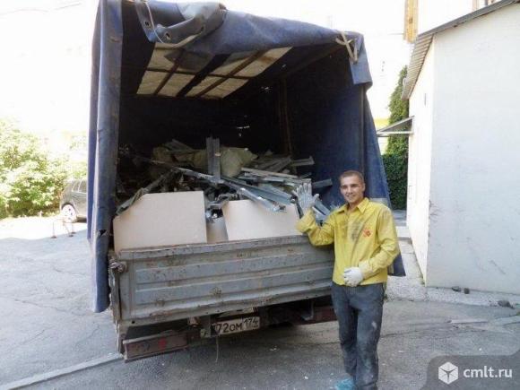 Вывоз мусора самосвал. Фото 3.