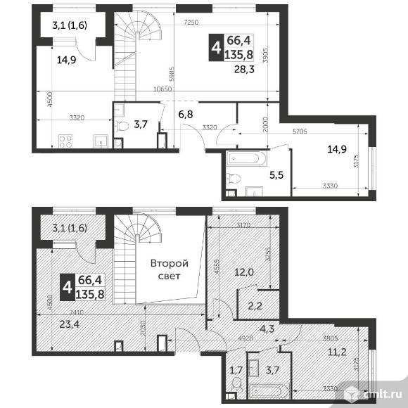 Продам 4-комн. квартиру 135.8 кв.м.. Фото 1.