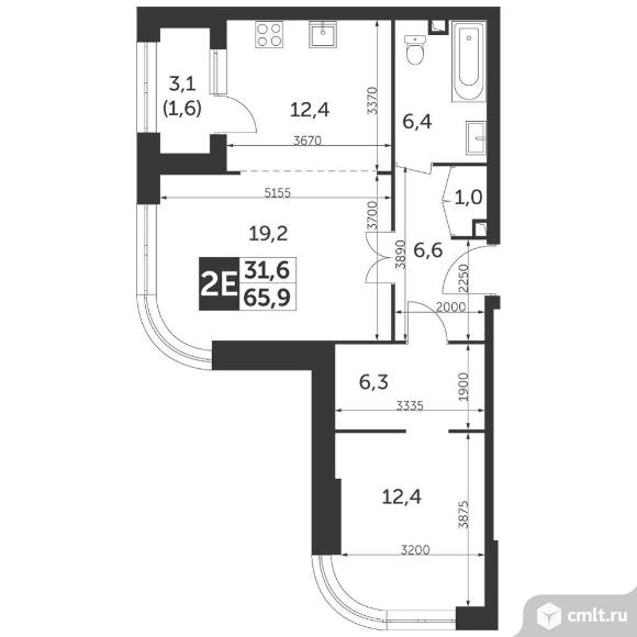 Продам 2-комн. квартиру 65.9 кв.м.. Фото 1.