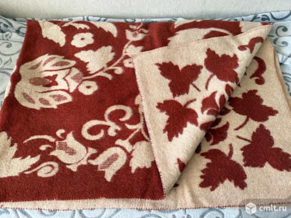 Одеяло шерстяное СССР. Фото 2.