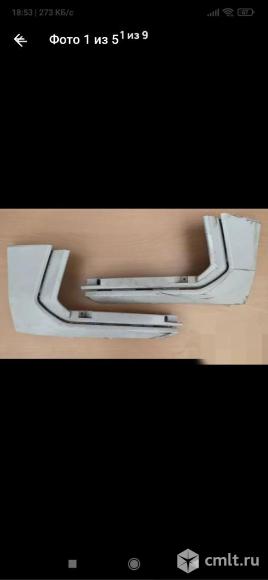 Детали. Накладки на бампер, телевизор, пыльник, хром. Volkswagen Tiguan II R-lini 2021г. Фото 1.