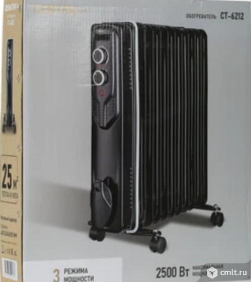 Новый масляный обогреватель 2,5кВт Centek CT-6212. Фото 3.
