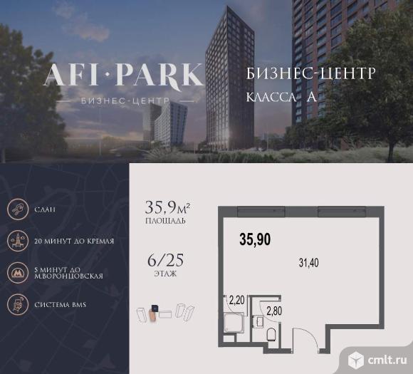 Продажа офиса 35.9 м2. Фото 1.