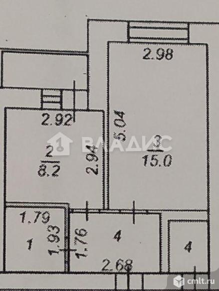 1-комнатная квартира 31,4 кв.м. Фото 12.