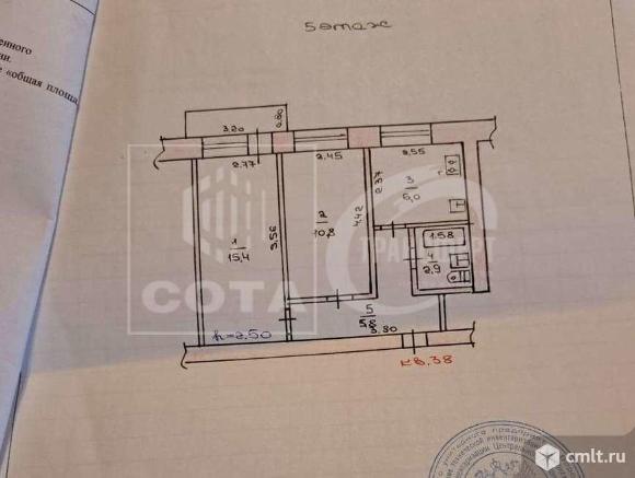 2-комнатная квартира 40,9 кв.м. Фото 13.
