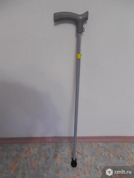Трость опорная металлическая.. Фото 1.
