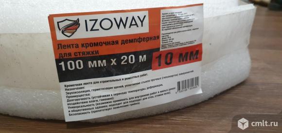Остаток ленты демпферной длиной 20 м, 100х10 мм, новая.. Фото 1.