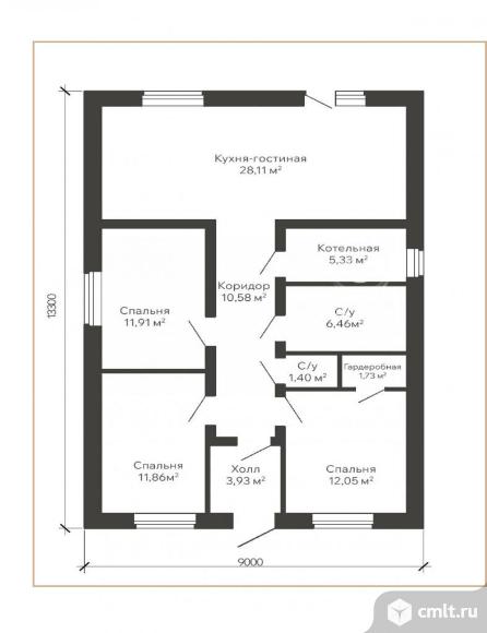 Дом 110 кв.м. Фото 18.