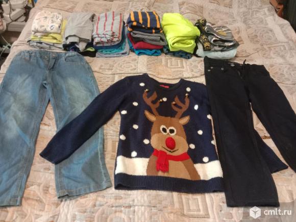 Пакет 6-7 лет штаны кофты футболки. Фото 1.