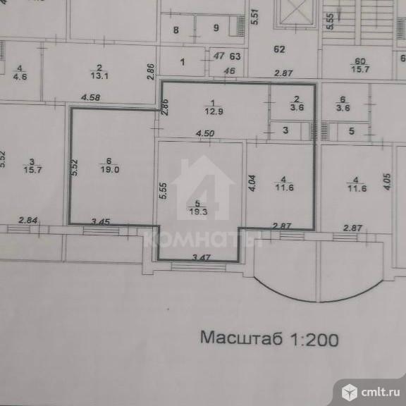 2-комнатная квартира 67,5 кв.м. Фото 13.