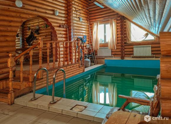Сруб 2 этажа, баня на дровах, бассейн, бильярдная.. Фото 1.
