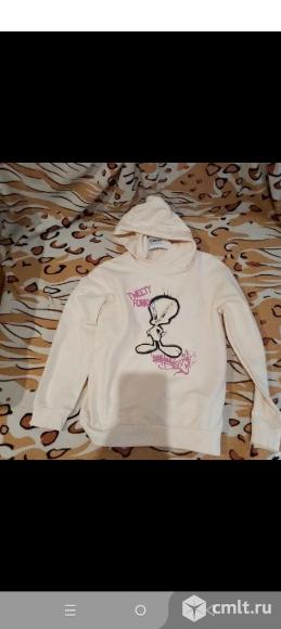 Новая толстовка на девочку р. 140. Фото 1.