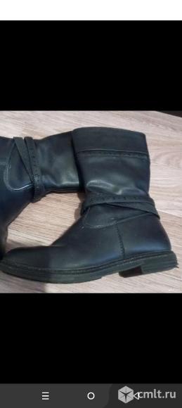 Весенне, осенние сапоги для девочки р.32. Фото 1.