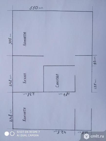 2-комнатная квартира 42,6 кв.м. Фото 1.