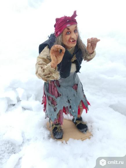 Баба Яга из "Морозко",Авторская художественная кукла. Фото 1.