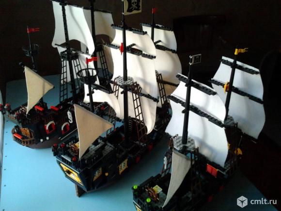 Конструкторы - корабли, крепость. Фото 1.