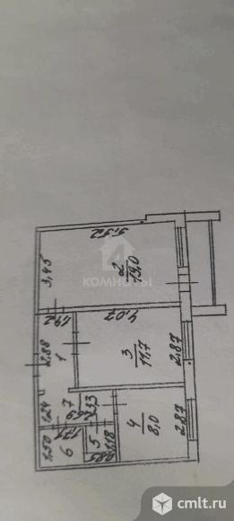 2-комнатная квартира 49,7 кв.м. Фото 16.