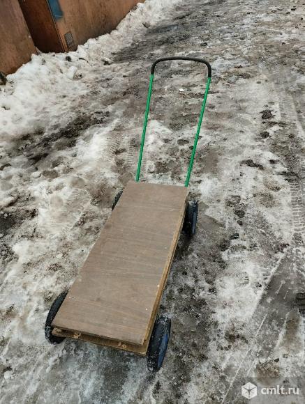 Тележка для хозработ. Фото 1.