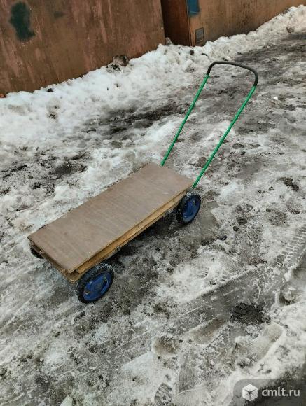 Тележка для хозработ. Фото 2.